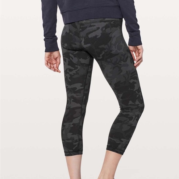Lululemon Align Crop 21" Incognito Camo Multi Grey Nulu Leggings - Picture 2 of 11